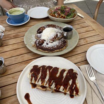 Fig Tree - Breakfast burrito, coconut plantain pancakes & bowl - Cafes Near Me - Los Angeles, California
