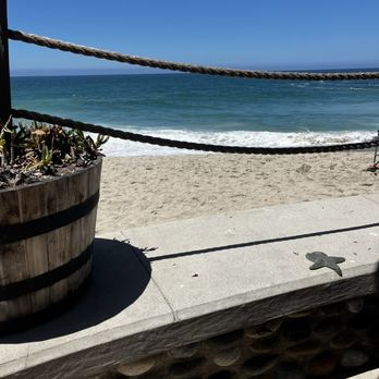 Lost Pier Cafe - Distance from benches to the beach - Cafes Near Me - Laguna Beach, California