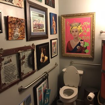 Lava Salon - Cute bathroom - Hair Salons Near Me - Charleston, South Carolina Lava Salon - Cute bathroom - Hair Salons Near Me - Charleston, South Carolina