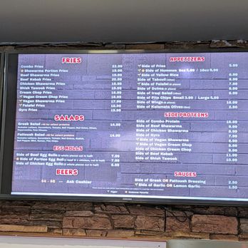 Elite Experience: Shawarma House - Menu - Yelp Events Near Me - San Diego, California