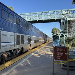 Irvine Metrolink Station - It's a beautiful day for a train ride.