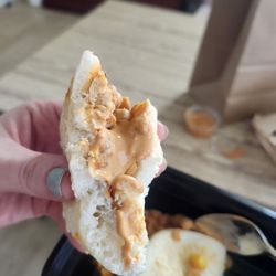 Chickpea bao buns with chipotle aioli