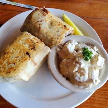 Ms. Carolyn's Restaurant - Southwestern wrap with potato salad $8.95 - Breakfast & Brunch Near Me - Fernandina Beach, Florida