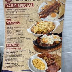 Halibut House - Breakfast Menu