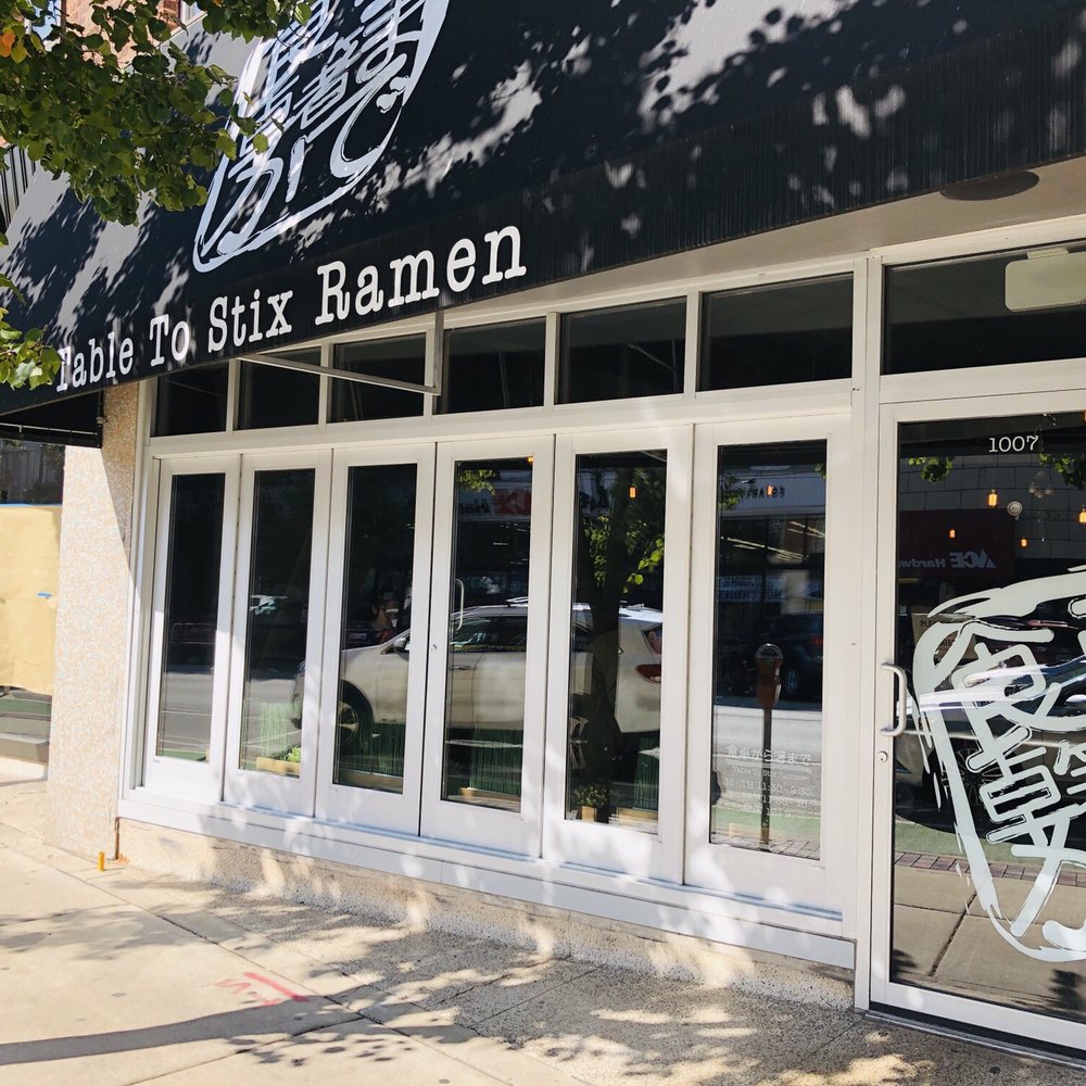 Table To Stix Ramen - Restaurant front - Ramen Near Me - Evanston, Illinois Table To Stix Ramen - Restaurant front - Ramen Near Me - Evanston, Illinois