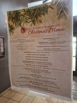 Menu photo 1 Three Brothers Restaurant Plymouth, MI Menu photo 1 Three Brothers Restaurant Plymouth, MI