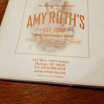 Amy Ruth's - Owner Jack greeted us at the door! Very welcoming, great energy and friendly! - Southern Near Me - New York, New York Amy Ruth's - Owner Jack greeted us at the door! Very welcoming, great energy and friendly! - Southern Near Me - New York, New York