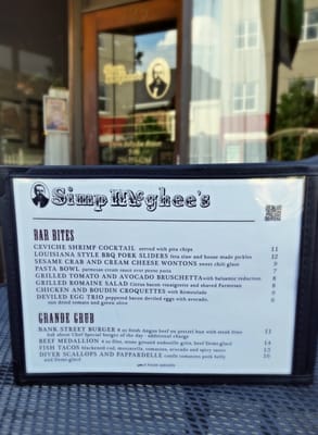 Menu photo 3 Simp McGhee's Decatur, AL