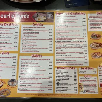Earl E. Byrds - Menu - Breakfast & Brunch Near Me - Marquette, Michigan