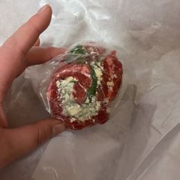 Blue cheese pinwheel magic
