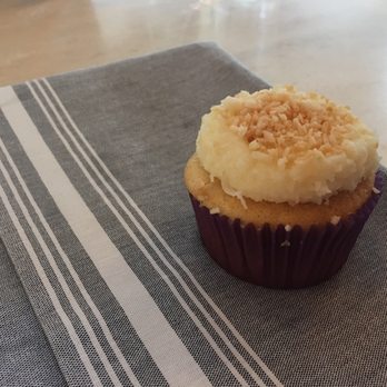 Rue Saint Marc - Here is the coconut cupcake with passion fruit curd! - French Near Me - Jacksonville, Florida Rue Saint Marc - Here is the coconut cupcake with passion fruit curd! - French Near Me - Jacksonville, Florida