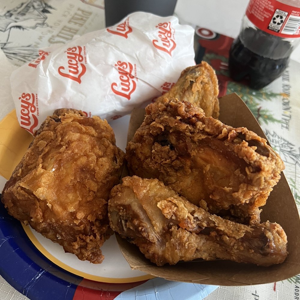 Lucy's Fried Chicken - 4 pc Chicken. Food is good - New American Near Me - Austin, Texas Lucy's Fried Chicken - 4 pc Chicken. Food is good - New American Near Me - Austin, Texas