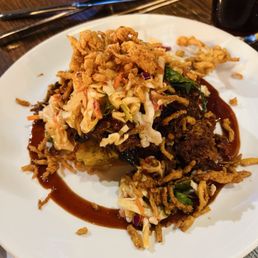 Open Open-Faced Pulled Pork BBQ