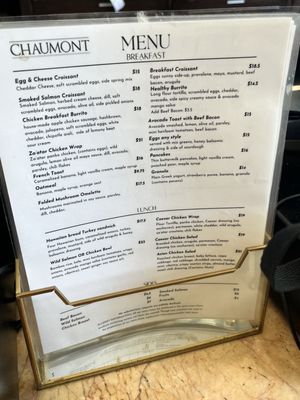 Menu photo 1 Chaumont Beverly Hills, CA Menu photo 1 Chaumont Beverly Hills, CA