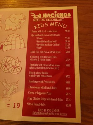 Menu photo 2 La Hacienda Mexican Restaurant Gilroy, CA Menu photo 2 La Hacienda Mexican Restaurant Gilroy, CA