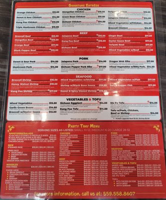 Menu photo 1 Dragon Wok Fresno, CA
