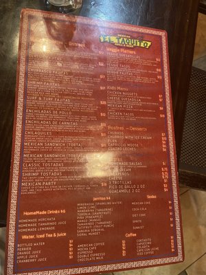 Menu photo 3 El Taquito Miami, FL