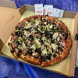 Indian Star Pizza - Mmm mmmm delicious I recommend this place