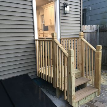 Flores Home Improvements - front steps all hand crafted - Flooring Near Me Flores Home Improvements - front steps all hand crafted - Flooring Near Me