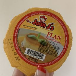 Their flan. Their flan.