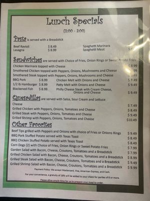Menu photo 1 Cavagnaro's Waycross, GA