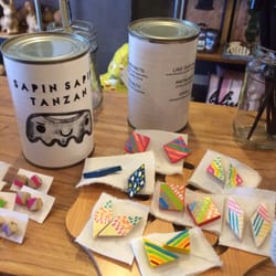 The Common Room - Handmade wooden earrings!