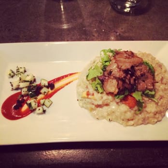 Plant - Risotto with zucchini mint salad. - Vegan Near Me - Asheville, North Carolina Plant - Risotto with zucchini mint salad. - Vegan Near Me - Asheville, North Carolina