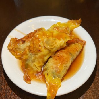 Jade Restaurant - Chicken Basil Pan Fried Dumplings (DS) - Asian Fusion Near Me - Austin, Texas