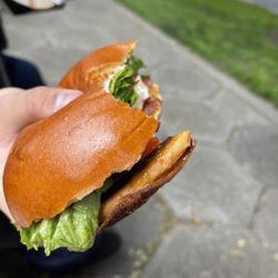 The Fry Boys - Ground beef burger the sauce is the best
