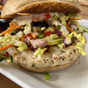 BRU Burger Bar - Keystone - Ahi tuna burger....soooo good - Burgers Near Me - Indianapolis, Indiana BRU Burger Bar - Keystone - Ahi tuna burger....soooo good - Burgers Near Me - Indianapolis, Indiana