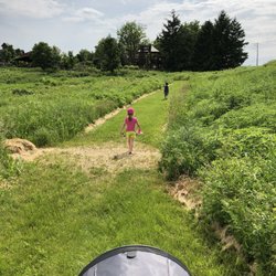 Peck Farm Park - Walking through the Peck Farm paths.