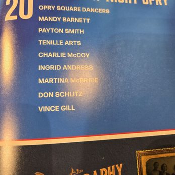 Grand Ole Opry - Program - Music Venues Near Me - Nashville, Tennessee Grand Ole Opry - Program - Music Venues Near Me - Nashville, Tennessee