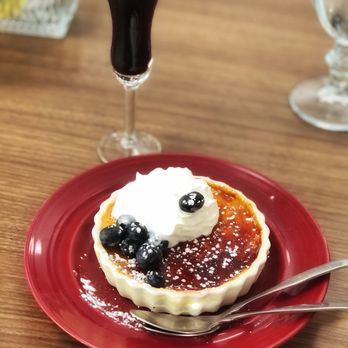 Chena's Alaskan Grill - Creme brûlée and a port for dessert - American Near Me - Fairbanks, Alaska Chena's Alaskan Grill - Creme brûlée and a port for dessert - American Near Me - Fairbanks, Alaska