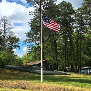 YMCA Camp Topanemus - Flag Pole by Amphitheater - Summer Camps Near Me - Freehold, New Jersey YMCA Camp Topanemus - Flag Pole by Amphitheater - Summer Camps Near Me - Freehold, New Jersey
