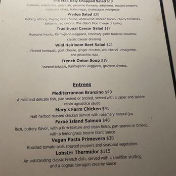 Mae Daly's - Menu - Steakhouses Near Me - Las Vegas, Nevada Mae Daly's - Menu - Steakhouses Near Me - Las Vegas, Nevada