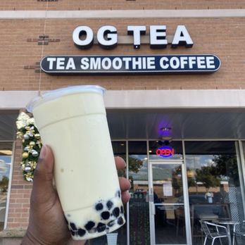 OG Tea Greenleaf - Pinacolada with boba - Bubble Tea Near Me - Sugar Land, Texas