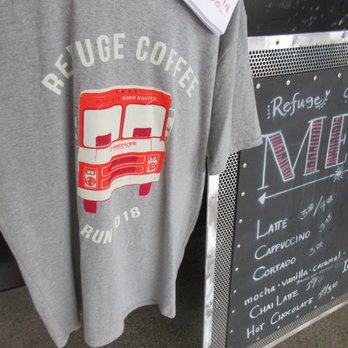 Refuge Coffee - A T-shirt remaining from a fundraising "fun run" - Coffee & Tea Near Me - Clarkston, Georgia Refuge Coffee - A T-shirt remaining from a fundraising "fun run" - Coffee & Tea Near Me - Clarkston, Georgia