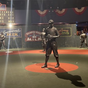 Negro Leagues Baseball Museum - Statues in walkable exhibit - Museums Near Me - Kansas City, Missouri