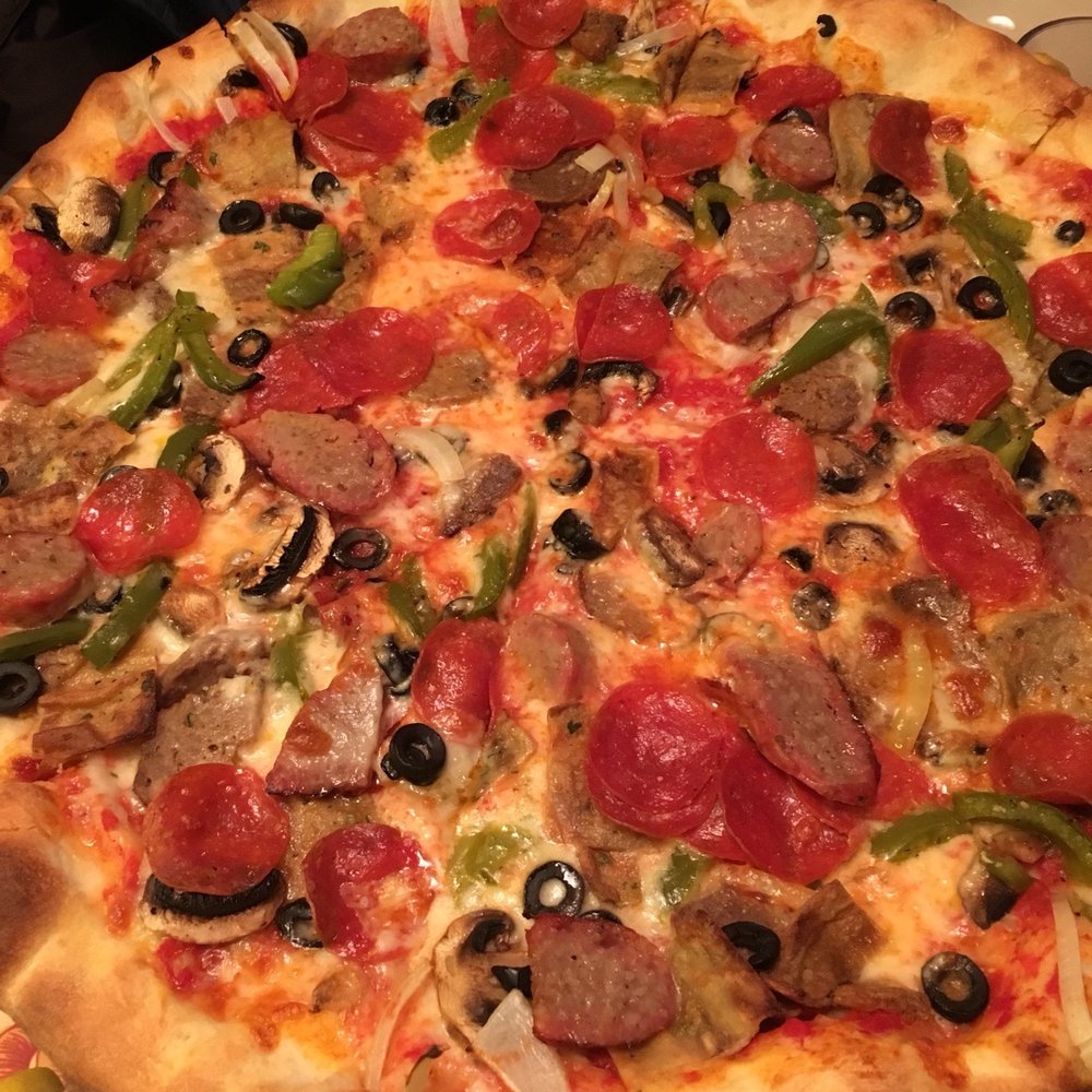 Margherita's - Meat lovers - Pizza Near Me - Hoboken, New Jersey