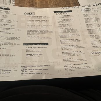 Whiskey Cake - Menu - New American Near Me - Plano, Texas Whiskey Cake - Menu - New American Near Me - Plano, Texas