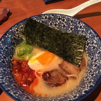 Pagu - Half portion of Guchi ramen (they nicely split it in two bowls for us) - Japanese Near Me - Cambridge, Massachusetts