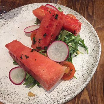 Scratch Kitchen - Watermelon salad. It was very refreshing. - Breakfast & Brunch Near Me - Honolulu, Hawaii