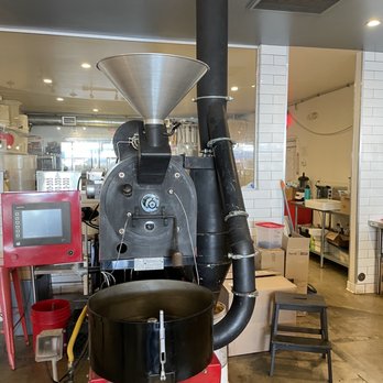 Solid Coffee Roasters - Inside- roaster! - Coffee Roasteries Near Me - Artesia, California