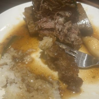 Mr Tofu - Rice and braised short ribs - Korean Near Me - Las Vegas, Nevada Mr Tofu - Rice and braised short ribs - Korean Near Me - Las Vegas, Nevada