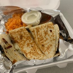 Cheese and Bean Quesadilla Cheese and Bean Quesadilla