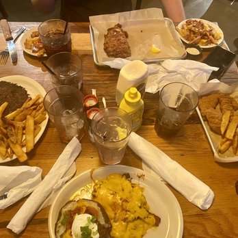 Fort Worth Steakhouse - Hamburger steak, catfish, grilled chicken with chorizo and bbq sauce so good m! - Salad Near Me - Sevierville, Tennessee Fort Worth Steakhouse - Hamburger steak, catfish, grilled chicken with chorizo and bbq sauce so good m! - Salad Near Me - Sevierville, Tennessee