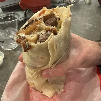 The Taco Stand - Huge burrito!!! - Mexican Near Me - Orange, California
