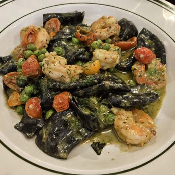 Amerigo - Special - squid ink pasta with shrimp - Italian Near Me - Berkeley Heights, New Jersey