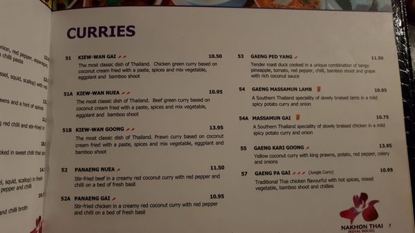 Menu photo 2 Nakhon Thai London, XGL