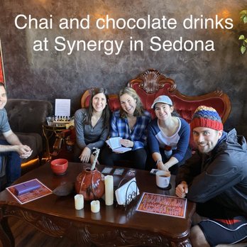 Synergy Cafe - Great place to stop after a hike. We gott th the classic Chai snd "Norwegian Wood" coffee - Coffee & Tea Near Me - Sedona, Arizona Synergy Cafe - Great place to stop after a hike. We gott th the classic Chai snd "Norwegian Wood" coffee - Coffee & Tea Near Me - Sedona, Arizona